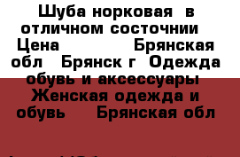 Шуба норковая  в отличном состочнии › Цена ­ 10 000 - Брянская обл., Брянск г. Одежда, обувь и аксессуары » Женская одежда и обувь   . Брянская обл.